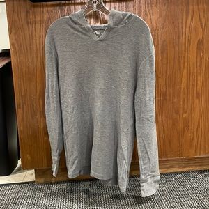 Gap men’s grey thermal hoodie